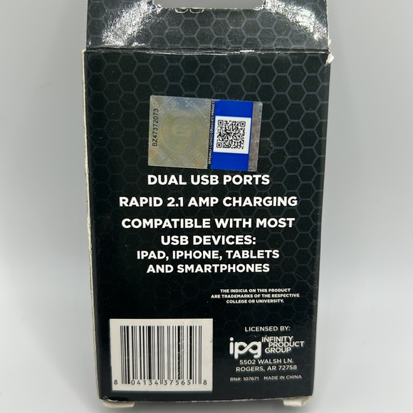 University of North Carolina Dual USB Car Charger - Picture 4 of 4